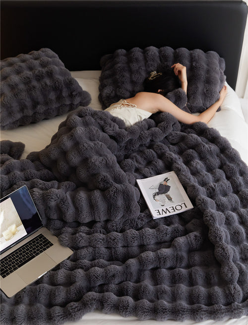 Velvet Bubble Blanket